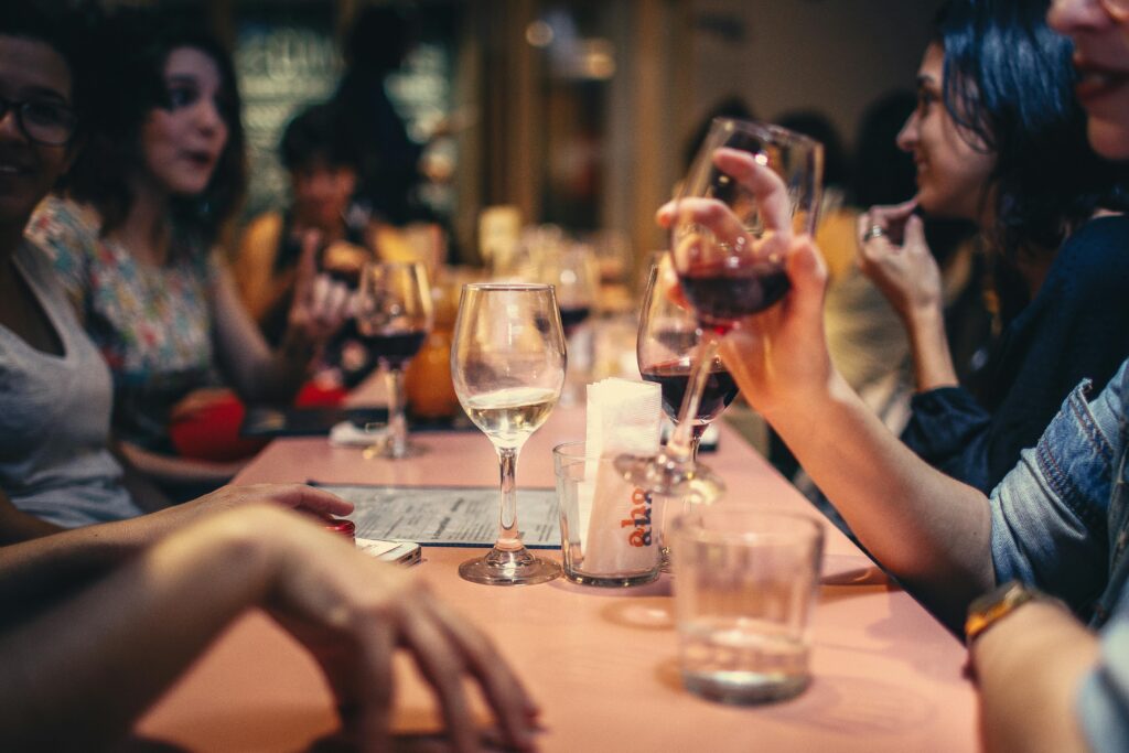 clientes restaurante vino